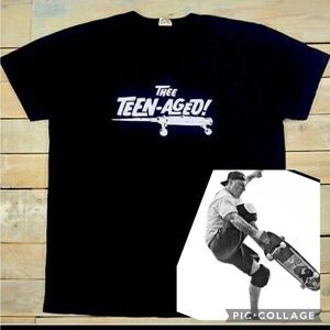 THEE TEEN AGED! Skateboard Switchblade tee shirt
